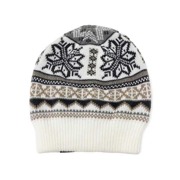 Muk Luks Classic Fit Fair Isle Fold Over Beanie One Size Fits Most Women's - Picture 3 of 6